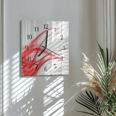 Reloj de vidrio Arte abstracto
