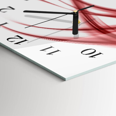Reloj de vidrio Arte abstracto