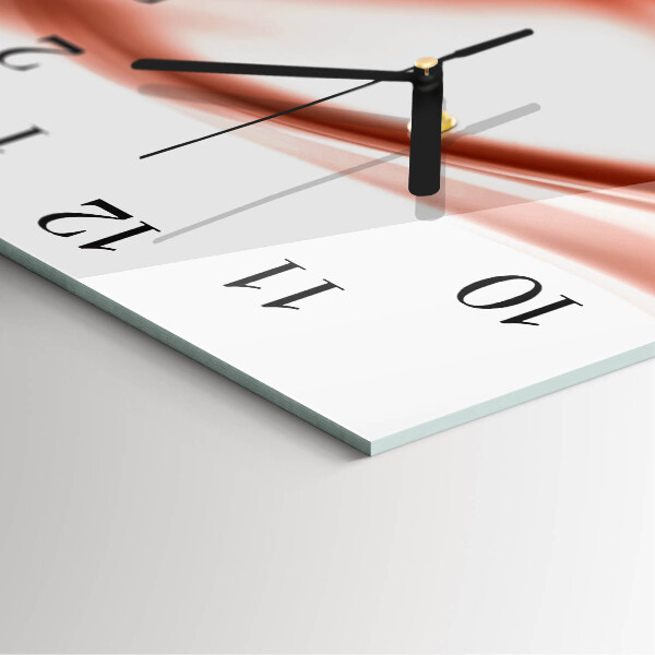 Reloj de vidrio Líneas abstractas