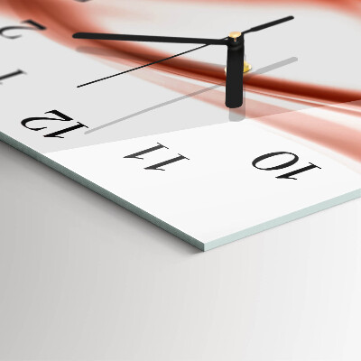 Reloj de vidrio Líneas abstractas