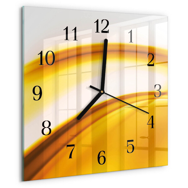 Reloj de vidrio Arte abstracto