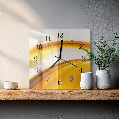 Reloj de vidrio Arte abstracto