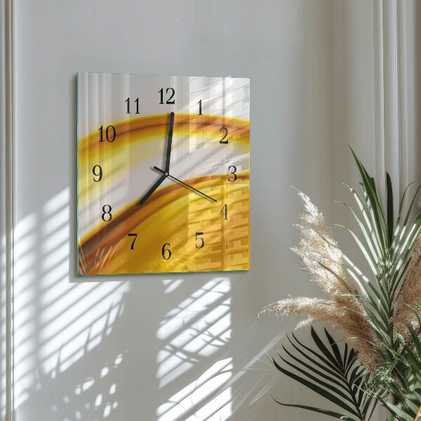 Reloj de vidrio Arte abstracto