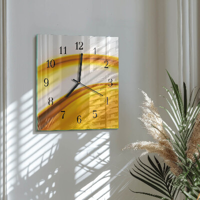 Reloj de vidrio Arte abstracto