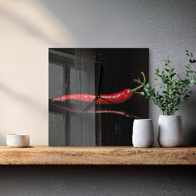 Reloj de vidrio Ají picante