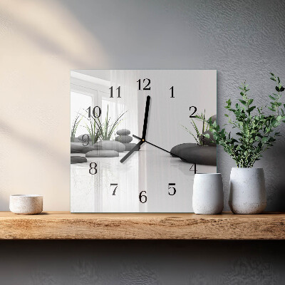 Reloj de vidrio Spa de piedra