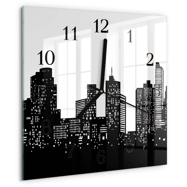 Reloj de vidrio Edificios