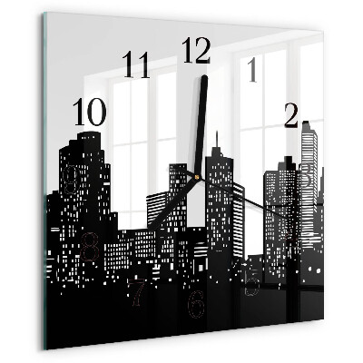 Reloj de vidrio Edificios