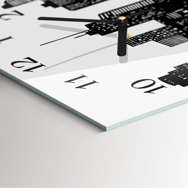 Reloj de vidrio Edificios