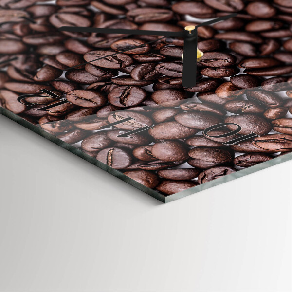 Reloj de vidrio Granos de café