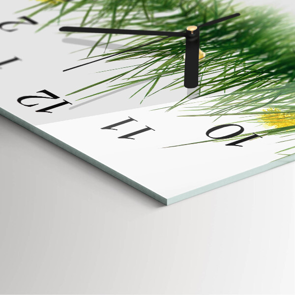 Reloj de vidrio Césped