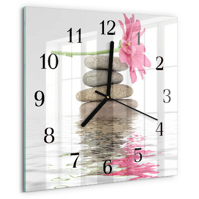 Reloj de vidrio Piedras