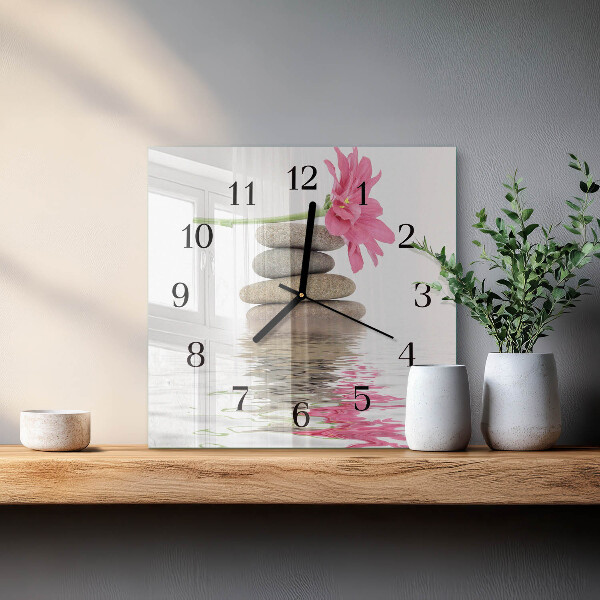Reloj de vidrio Piedras
