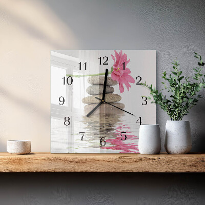 Reloj de vidrio Piedras