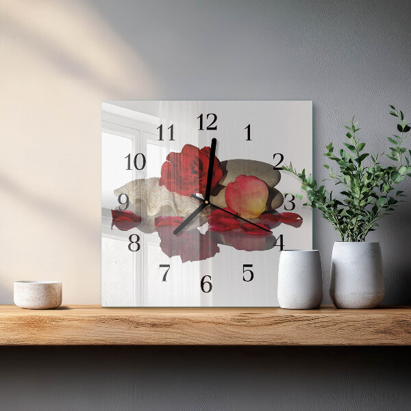 Reloj de vidrio Rose Bowl