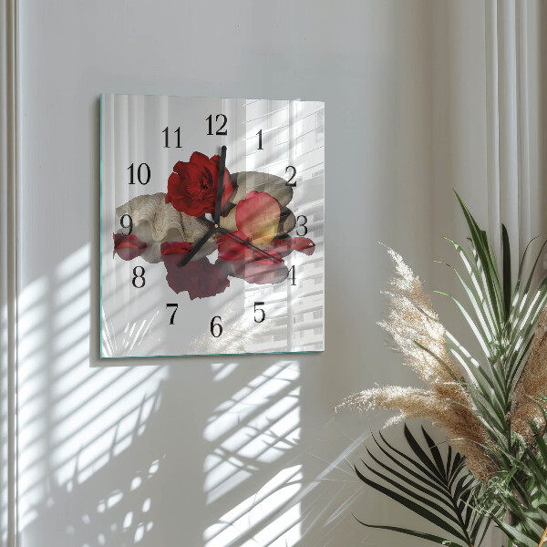 Reloj de vidrio Rose Bowl