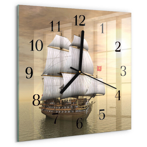 Reloj de vidrio Barco