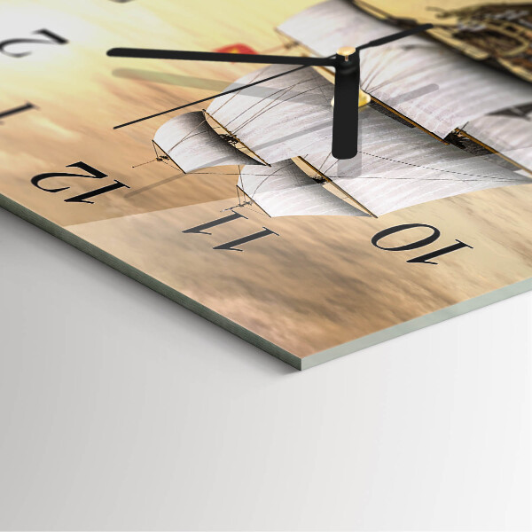 Reloj de vidrio Barco