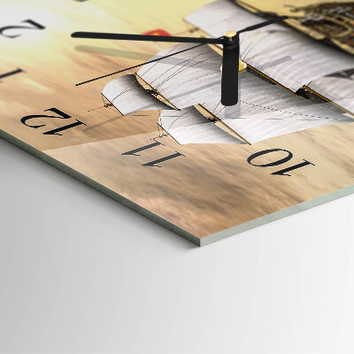 Reloj de vidrio Barco