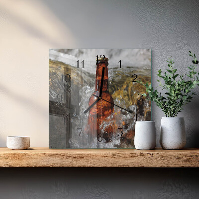 Reloj de vidrio Cerveza