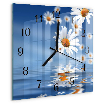 Reloj de vidrio Flor