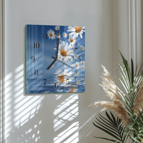 Reloj de vidrio Flor