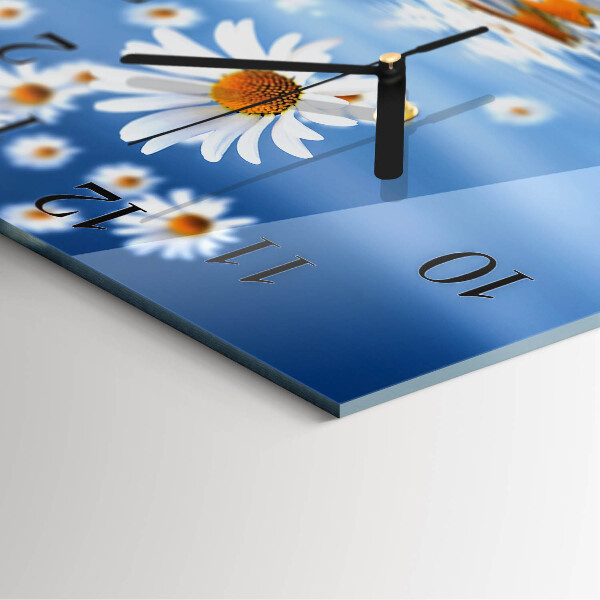 Reloj de vidrio Flor