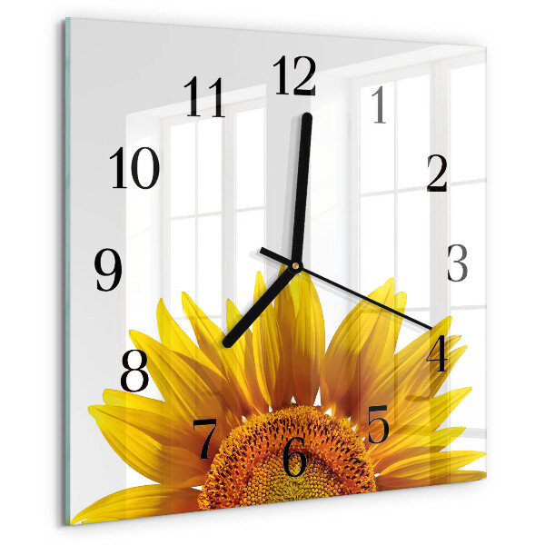 Reloj de vidrio Flor