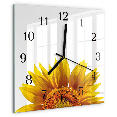 Reloj de vidrio Flor