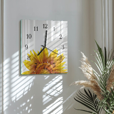 Reloj de vidrio Flor
