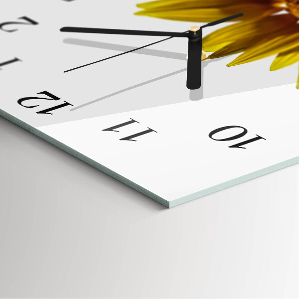 Reloj de vidrio Flor