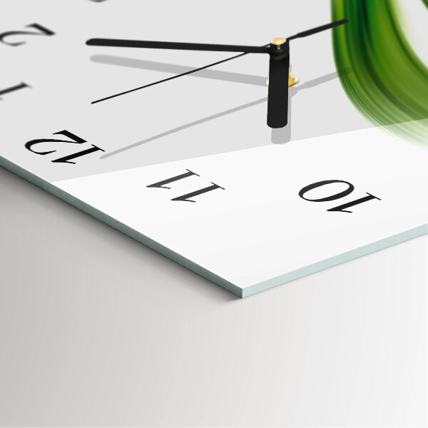 Reloj de vidrio Onda abstracta