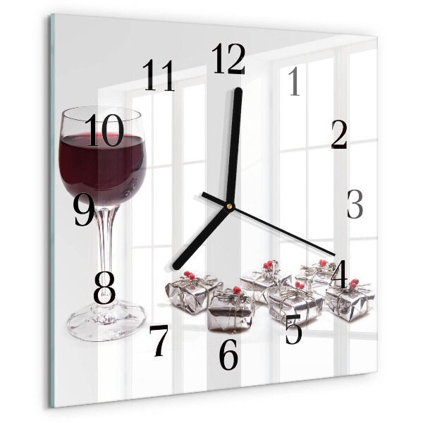 Reloj de vidrio Copa de vino