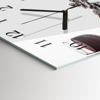 Reloj de vidrio Copa de vino