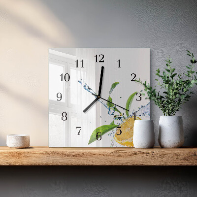 Reloj de vidrio Cítrico