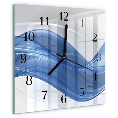 Reloj de vidrio Líneas abstractas
