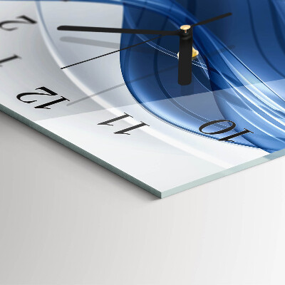 Reloj de vidrio Líneas abstractas