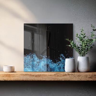 Reloj de vidrio Agua