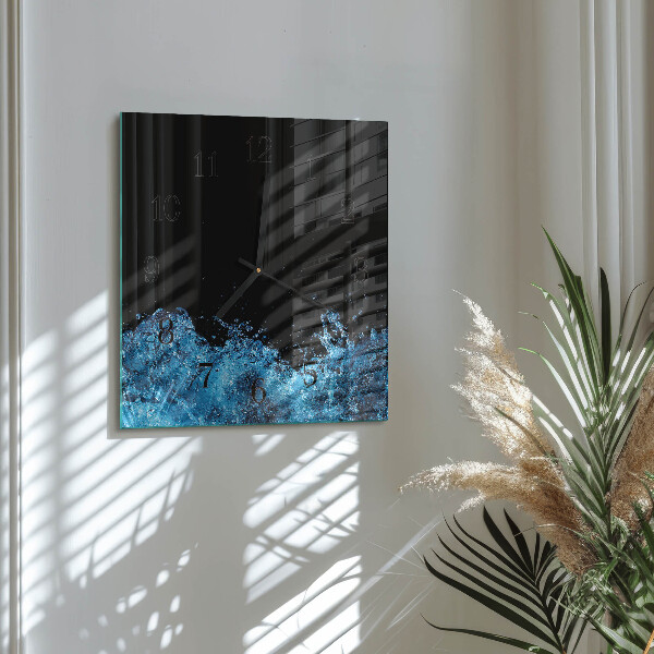 Reloj de vidrio Agua