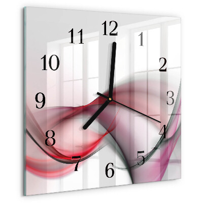 Reloj de vidrio Arte abstracto