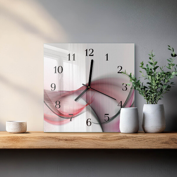 Reloj de vidrio Arte abstracto