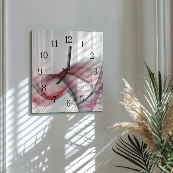 Reloj de vidrio Arte abstracto