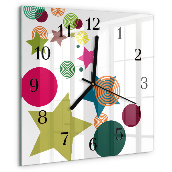 Reloj de vidrio Estrellas
