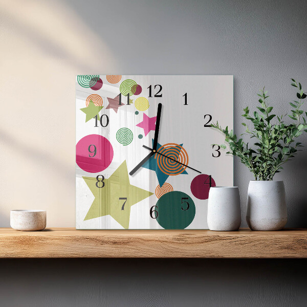 Reloj de vidrio Estrellas