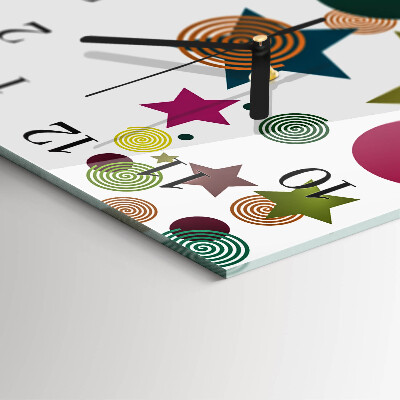 Reloj de vidrio Estrellas