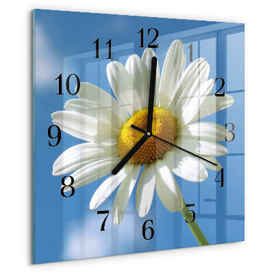 Reloj de vidrio Flor