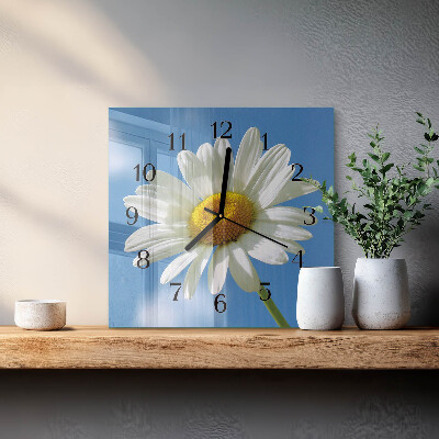 Reloj de vidrio Flor