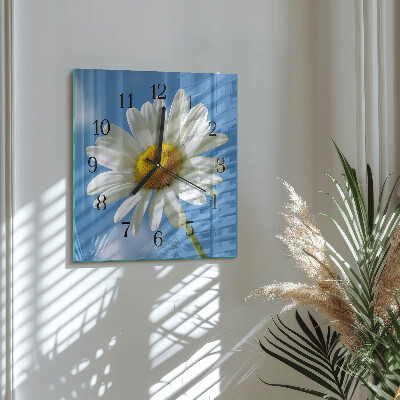 Reloj de vidrio Flor