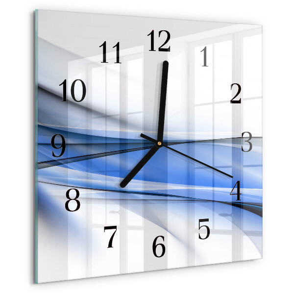 Reloj de vidrio Líneas abstractas