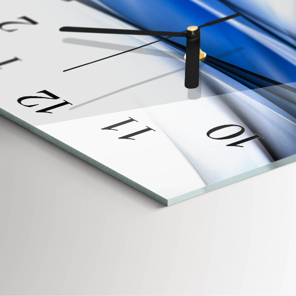 Reloj de vidrio Líneas abstractas
